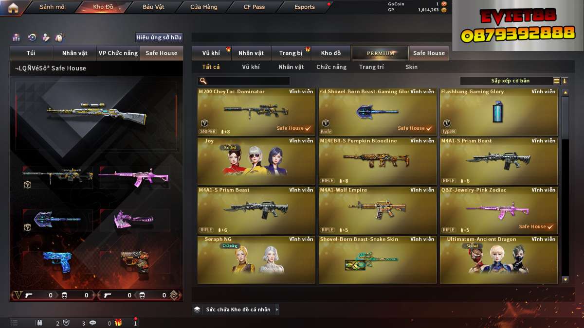 shop acc cf uy tin gia re